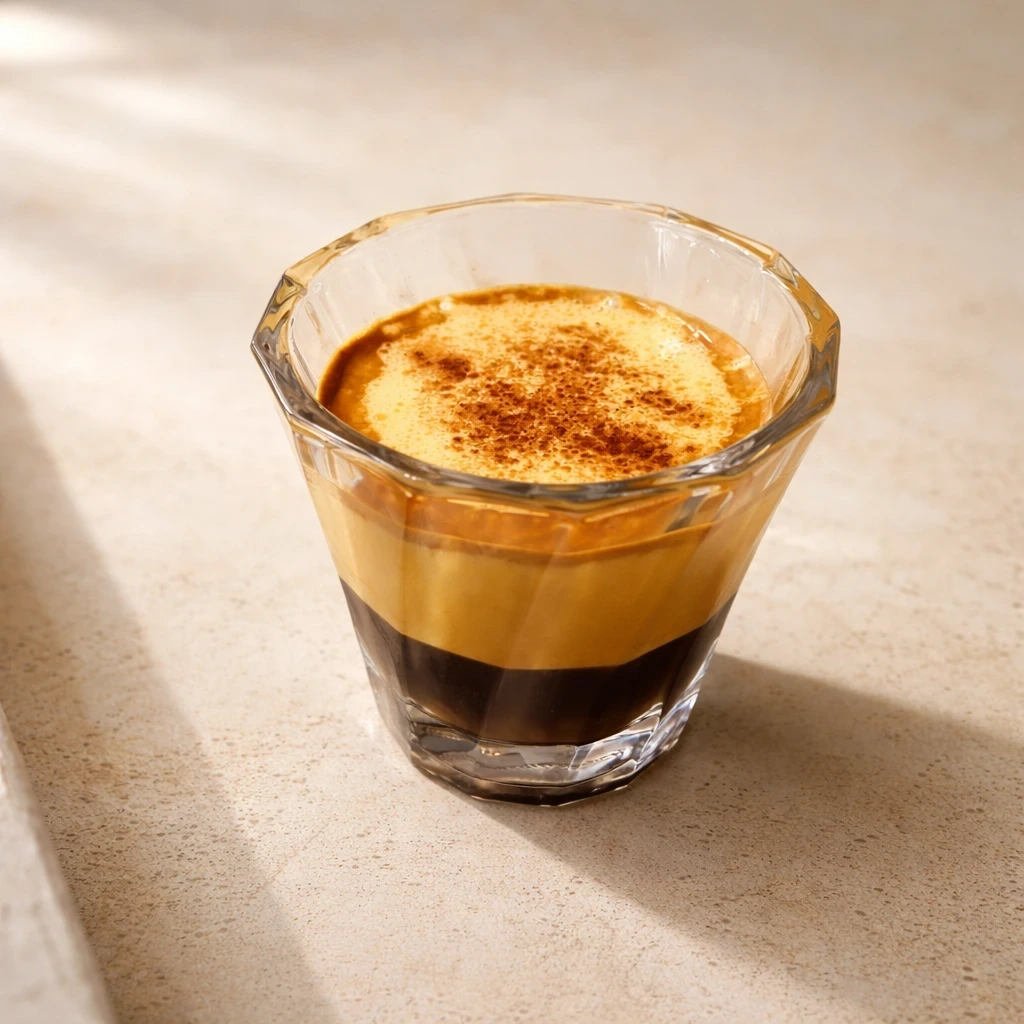 café à l’œuf vietnamien avec mousse crémeuse