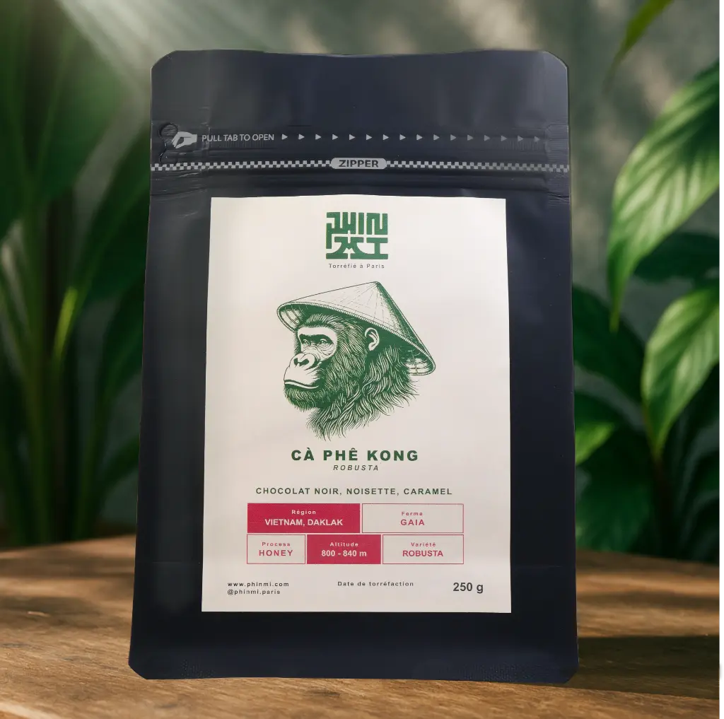 Robusta Kong - Café en grains (250g)  -