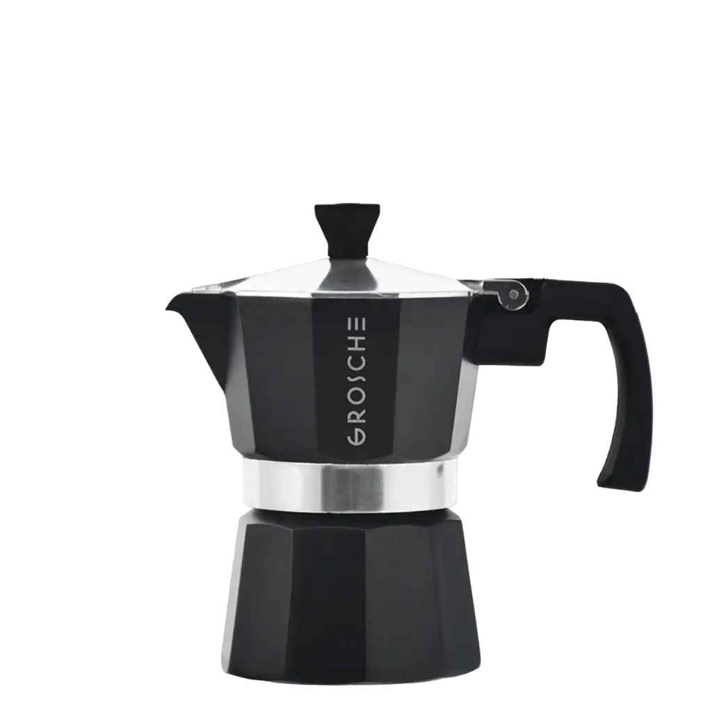 [GROSCHE_GR328] GROSCHE Cafetière italienne MOKA (3 tasse(s), Noir)