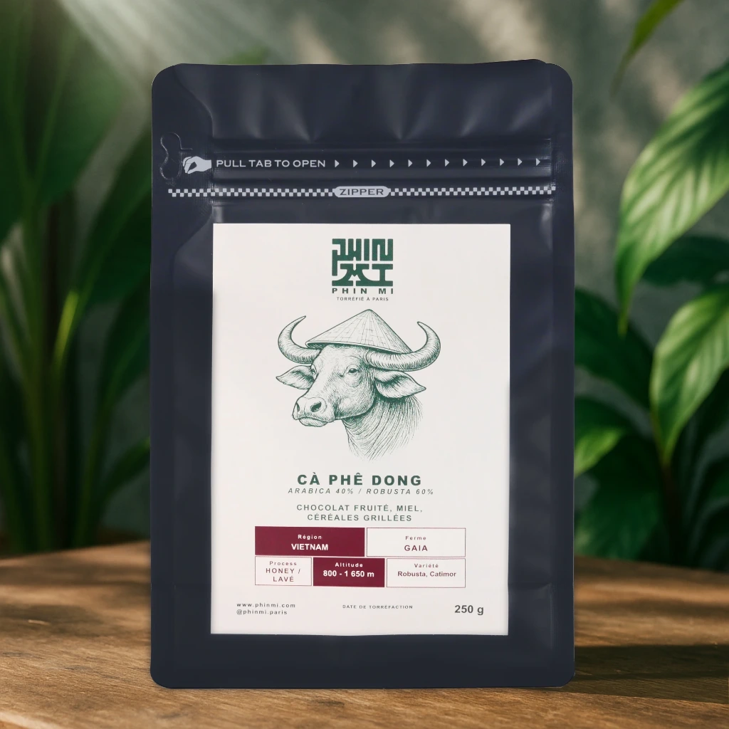 Café vietnamien blend 60% robusta / 40% arabica - café Dong (250G)
