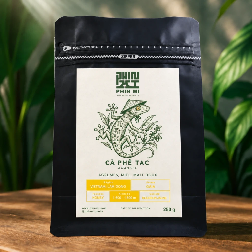 Café vietnamien de spécialité arabica - Bourbon jaune - café Tac
